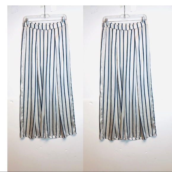 H&M wide leg satin palazzo pants , size 6 - Picture 2 of 6